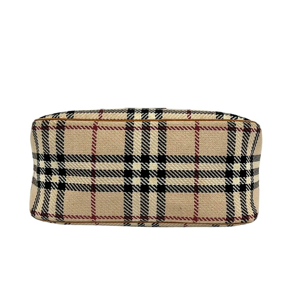 Burberry Shoulder Bag Beige Dark Navy Multi Tweeds Leather - Picture 5 of 15